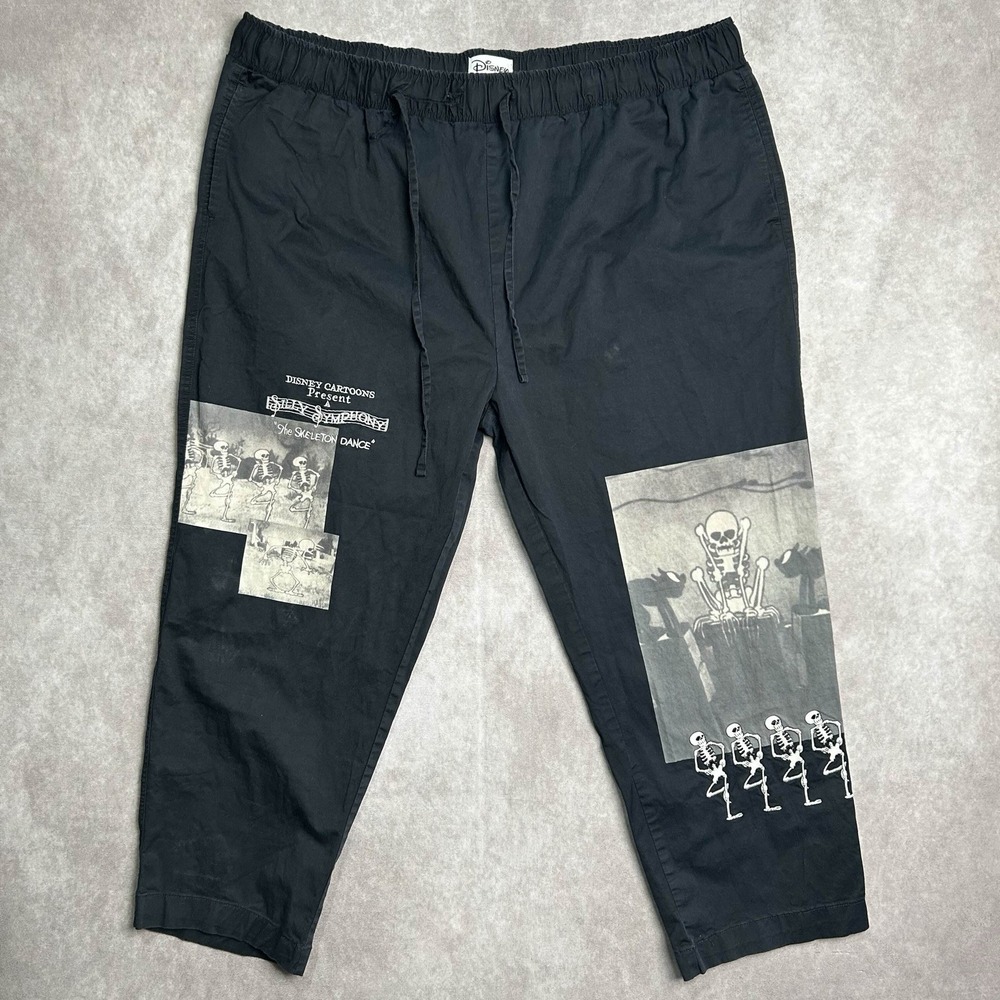 NWOT Disney Parks Silly Symphony the Skeleton Dance pants sz 1X